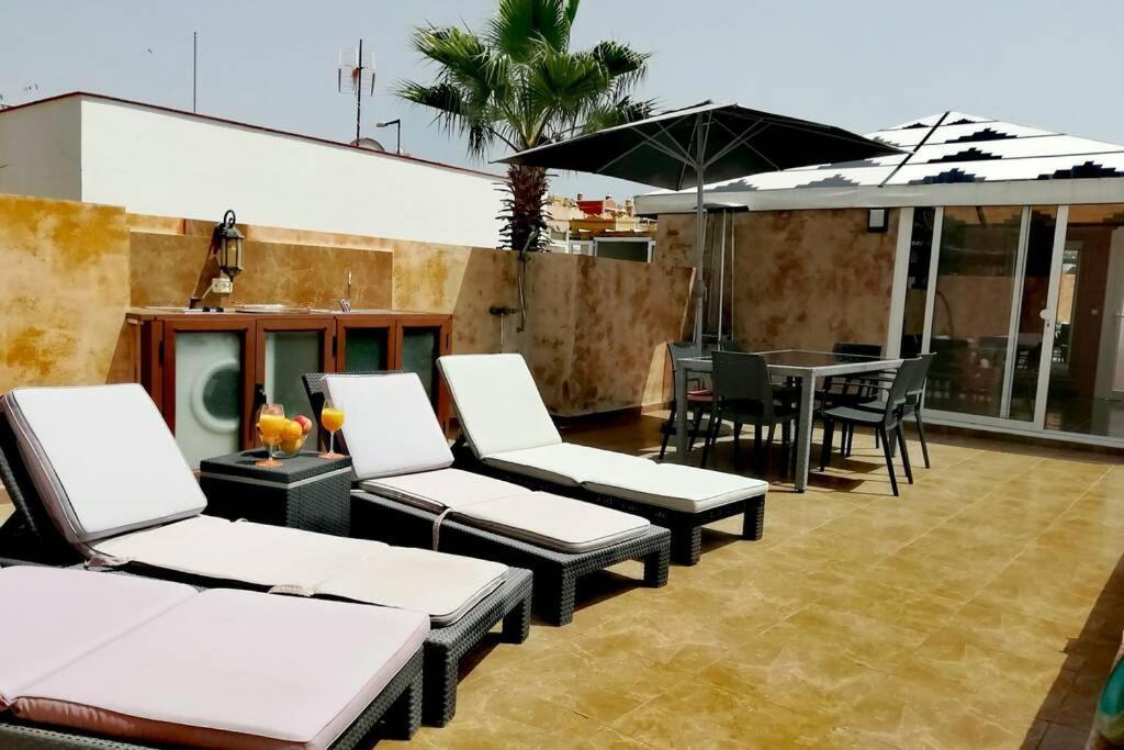 Semi-Detached Villa Sea Views, Huge Terrace, Close Beach Palm-mar Buitenkant foto